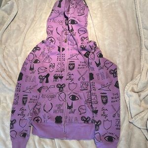 RARE DISCONTINUED TNA ZIP UP